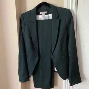 H&M Forest Green Suit Women’s Size 2